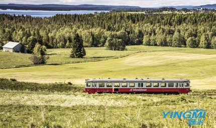 Inlandsbanan train in Sweden 