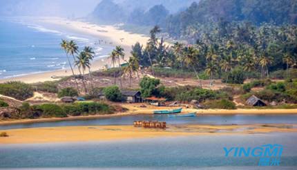 Tropical beach in Goa