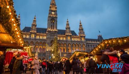 Christmas market on Rathausplatz