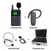 L8 Tour Guide Audio System With 50 Slot Charging Case